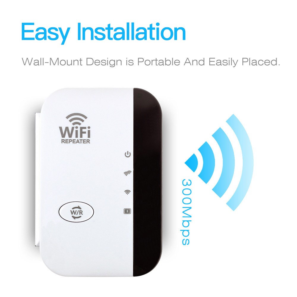 FENVI 300Mbps Wireless WiFi Repeater – 802.11N Signal Extender and Amplifier