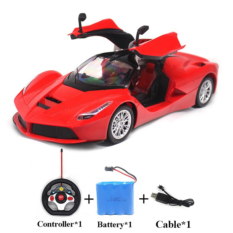 Paisible 1:14 Electric RC Car – Classic Remote Control Vehicle with Openable Doors