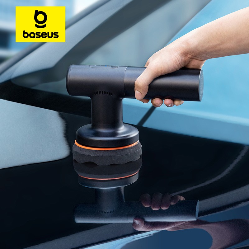 Baseus Car Polisher Machine – Wireless Cordless Waxing and Polishing Tool with Adjustable Speed
