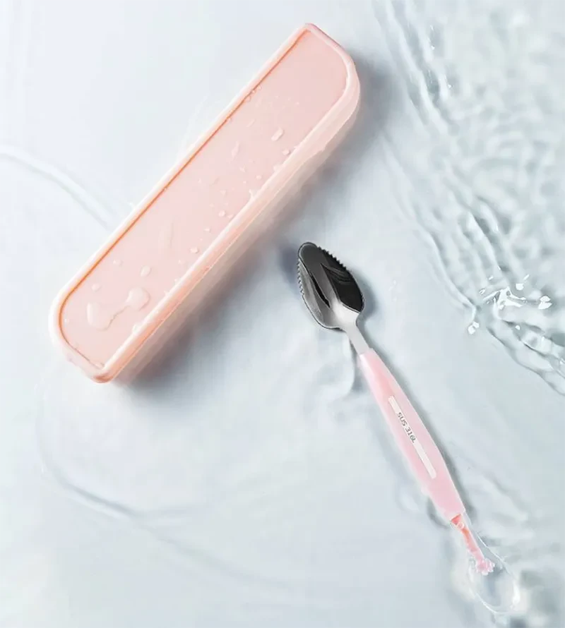 Double Head Baby Silicone Food Spoon