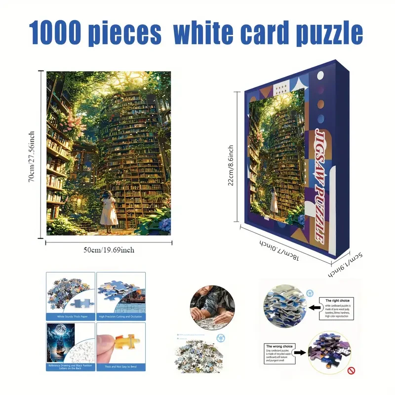 1000pcs DIY Jigsaw Puzzle – Knowledge Ocean Theme