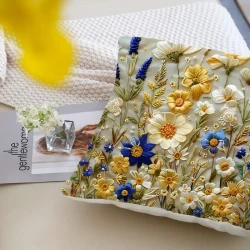Tranquil Decor Ultra-Soft Floral Pillowcase – Stylish and Comfortable Home Accent