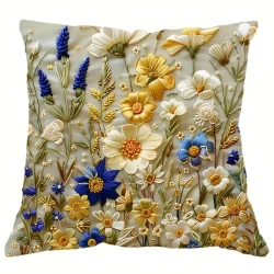 Tranquil Decor Ultra-Soft Floral Pillowcase – Stylish and Comfortable Home Accent