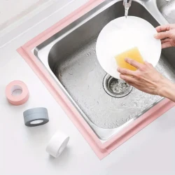 1pc Caulk Tape, Sealing Tape, Self Adhesive Tape