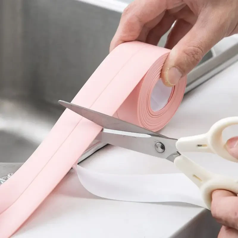 1pc Caulk Tape, Sealing Tape, Self Adhesive Tape