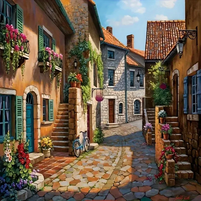 1000pcs Adult Oil Painting Puzzle – Classic Artwork & Fun Family Game