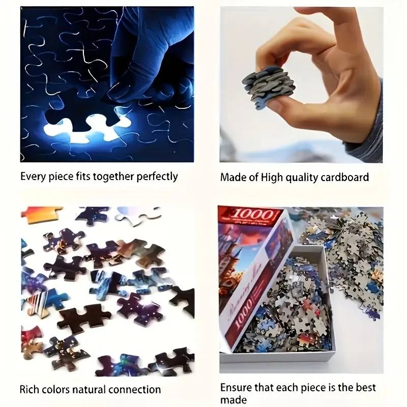1000pcs Adult Oil Painting Puzzle – Classic Artwork & Fun Family Game