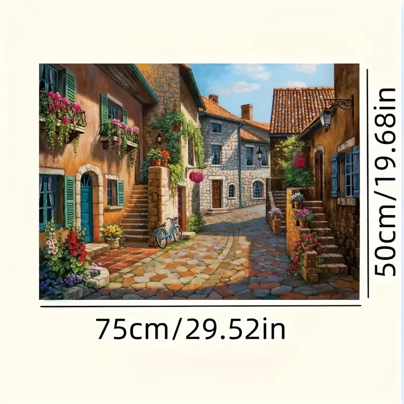 1000pcs Adult Oil Painting Puzzle – Classic Artwork & Fun Family Game