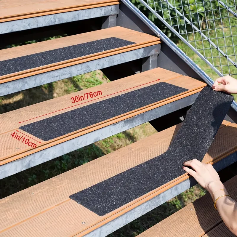 10pcs Black Non-Slip Stair Treads,