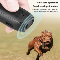 Discover the USB Rechargeable Dog Repeller with LED light. This compact anti-barking device uses soundwave technology for long-distance training, ideal for New Zealand dog owners looking to control unwanted behavior and promote better training.  As a dog 
