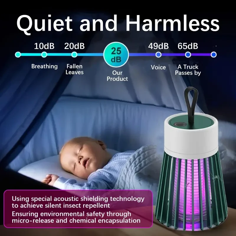 Ultra-Quiet Portable Mosquito Lamp