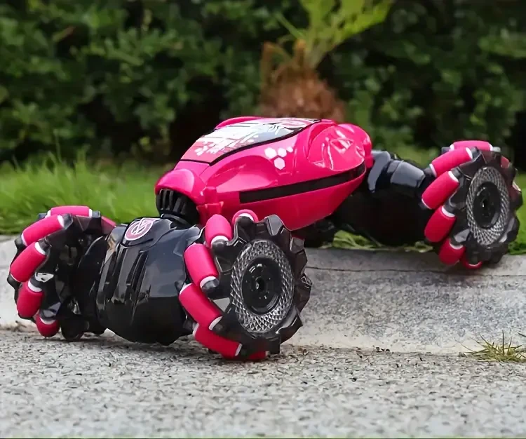 TurboDrift 4WD Gesture Controlled RC Car – Dual-Side Rotating Off-Road Vehicle with LED Lights & Music