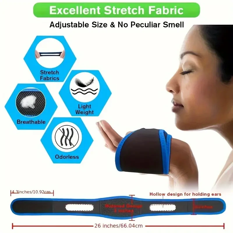 Anti-Snoring Chin Strap – Chin Support for Snoring and Sleep Apnea