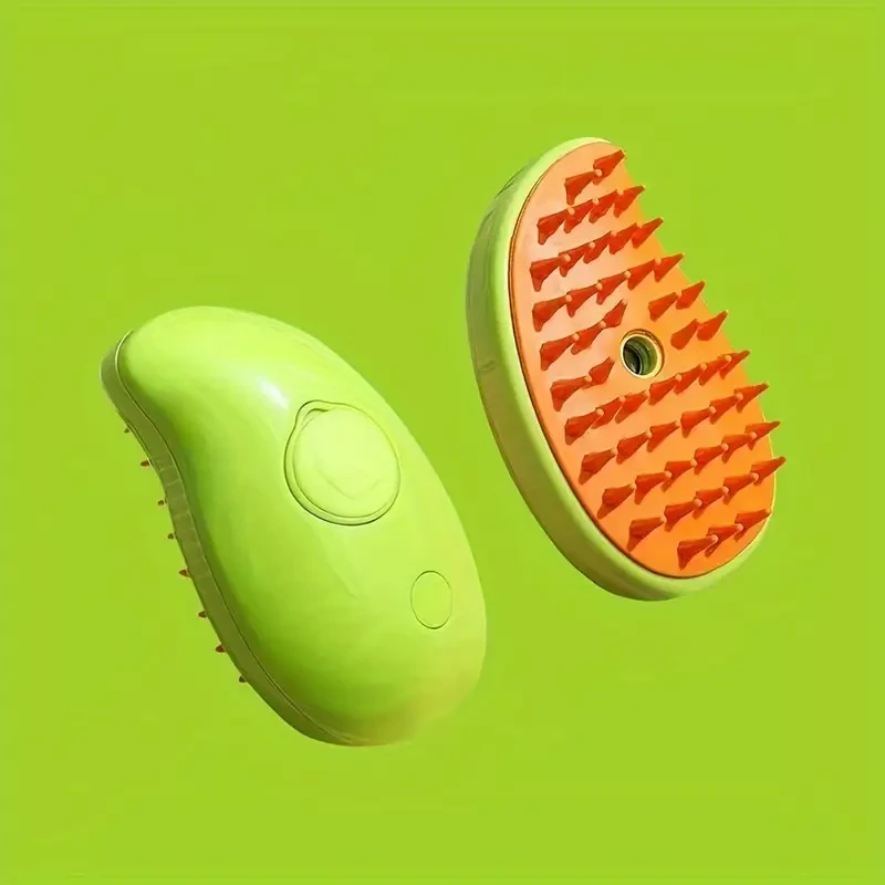 Self-Cleaning Steam Cat Brush – Pet Hair Removal Comb for Cats and Dogs