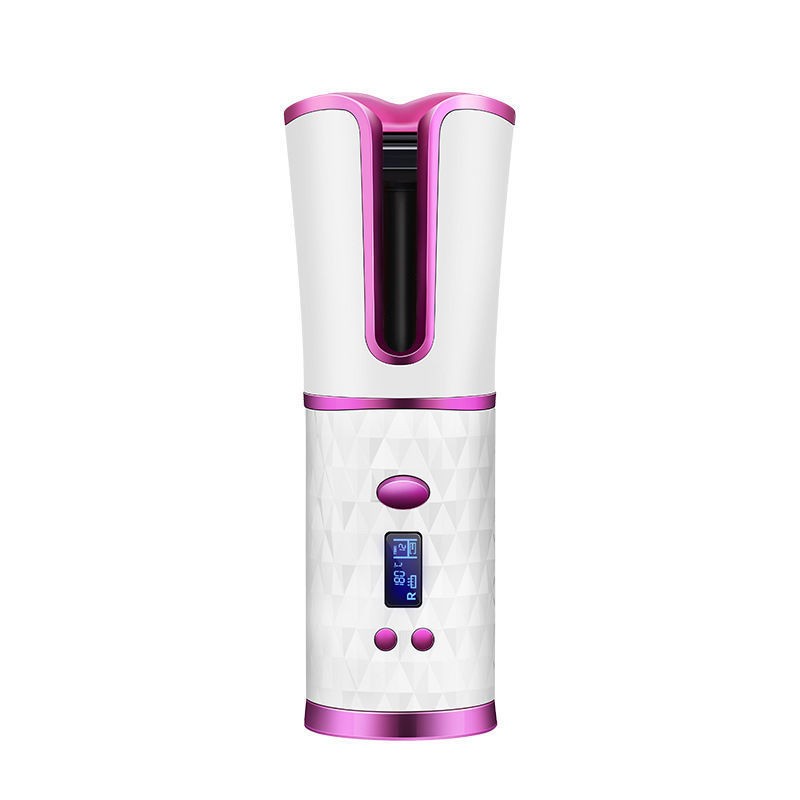 Wireless Rechargeable Curling Iron Electric Hair Curler Fully Automatic Rotating Portable Hairdresser