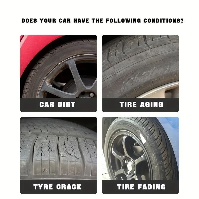 Premium Car Tire Shine Wax – Durable Protection & Gloss Enhancer