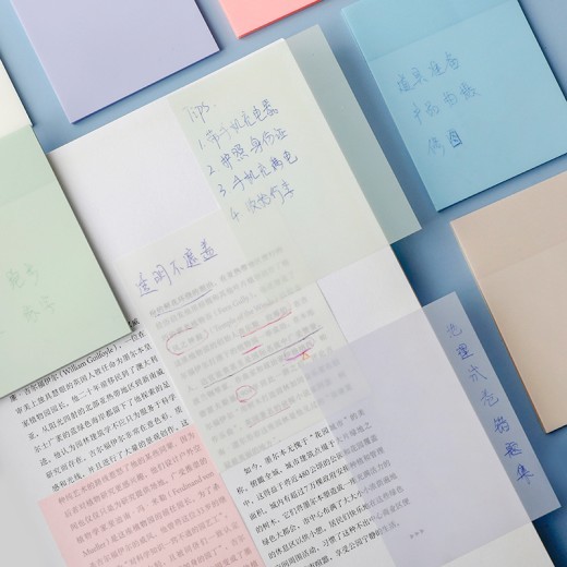 Transparent Post-it Notes Adhesive Student Notes Stickers
