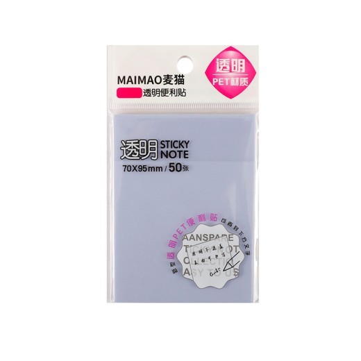 Transparent Post-it Notes Adhesive Student Notes Stickers