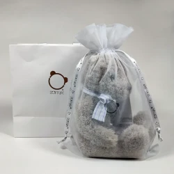 Gentleman Bear Comfort Doll Children Girl Birthday Gift Plush Toy