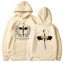 Basgiath War College Cotton Hoodies – Fourth Wing Printed Graphic Sweatshirt