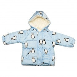 Puffer Jacket Penguin Blue
