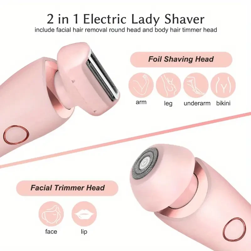 Painless Hair Removal Epilator - USB Rechargeable Women’s Trimmer
