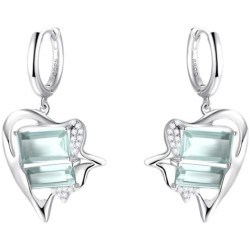 Summer New Products Daydream Series Mint Green Silver Earrings Earrings