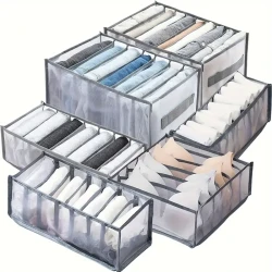 LDQ Wardrobe Clothes Organizer Set with Handles
