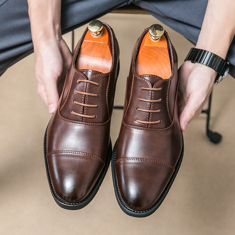 New Men’s Dress Shoes - Luxury Business Leather Shoes
