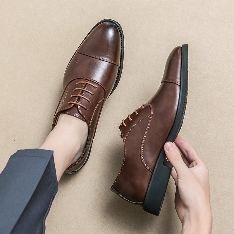 New Men’s Dress Shoes - Luxury Business Leather Shoes
