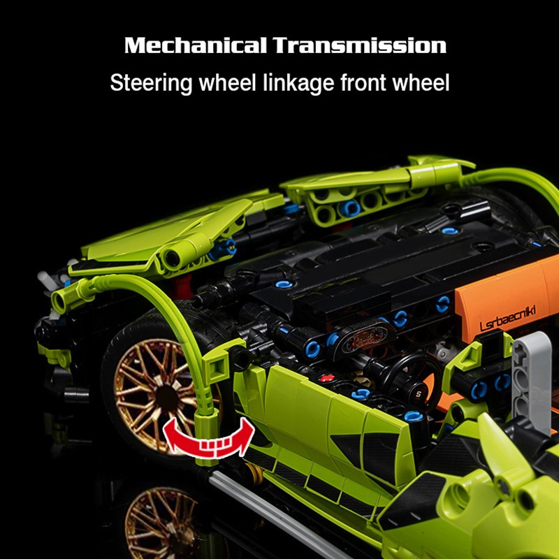 Technical Building Blocks Racing Car