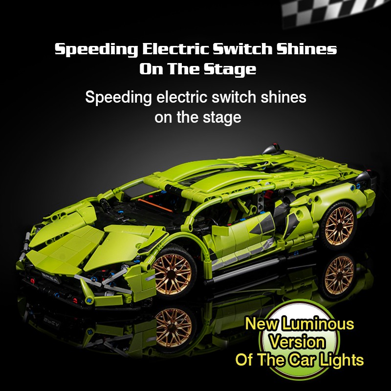 Technical Building Blocks Racing Car