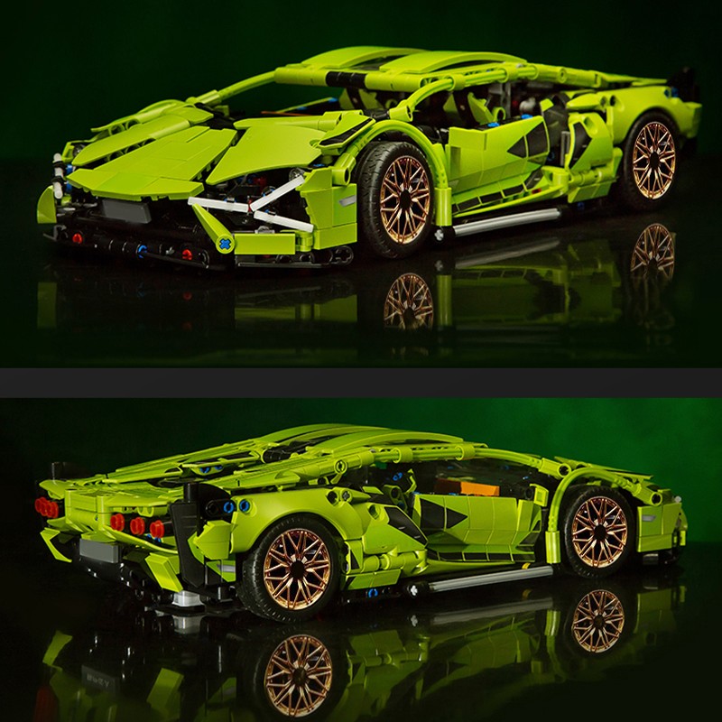 Technical Building Blocks Racing Car
