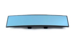 Curved Mirror Large View Car Rearview Mirror HD Anti-glare Optical Glass Blue Filter