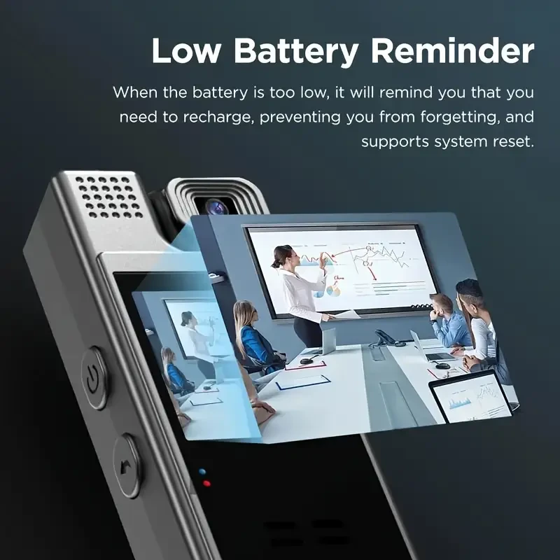 L9 1080P Compact Wearable Camera - Portable Pocket Recorder with 180° Rotatable Lens