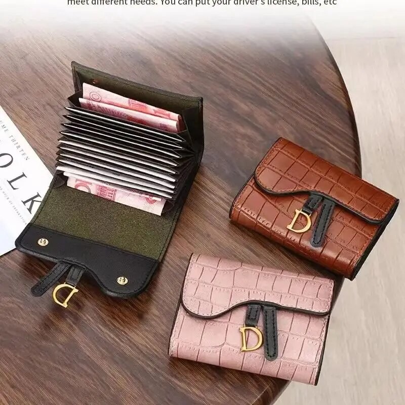 Women’s Luxury Mini PU Card Holder Wallet