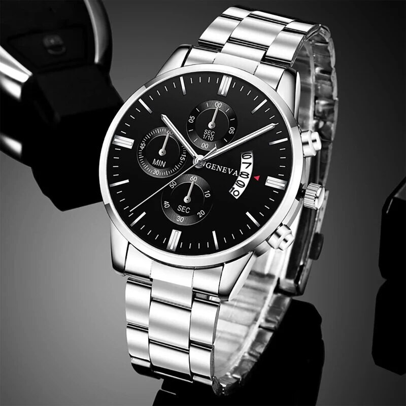 Fashion Men’s Stainless Steel Quartz Watch