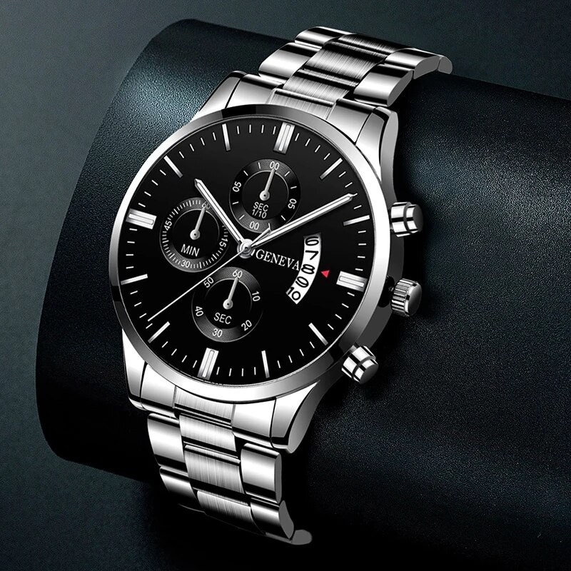 Fashion Men’s Stainless Steel Quartz Watch