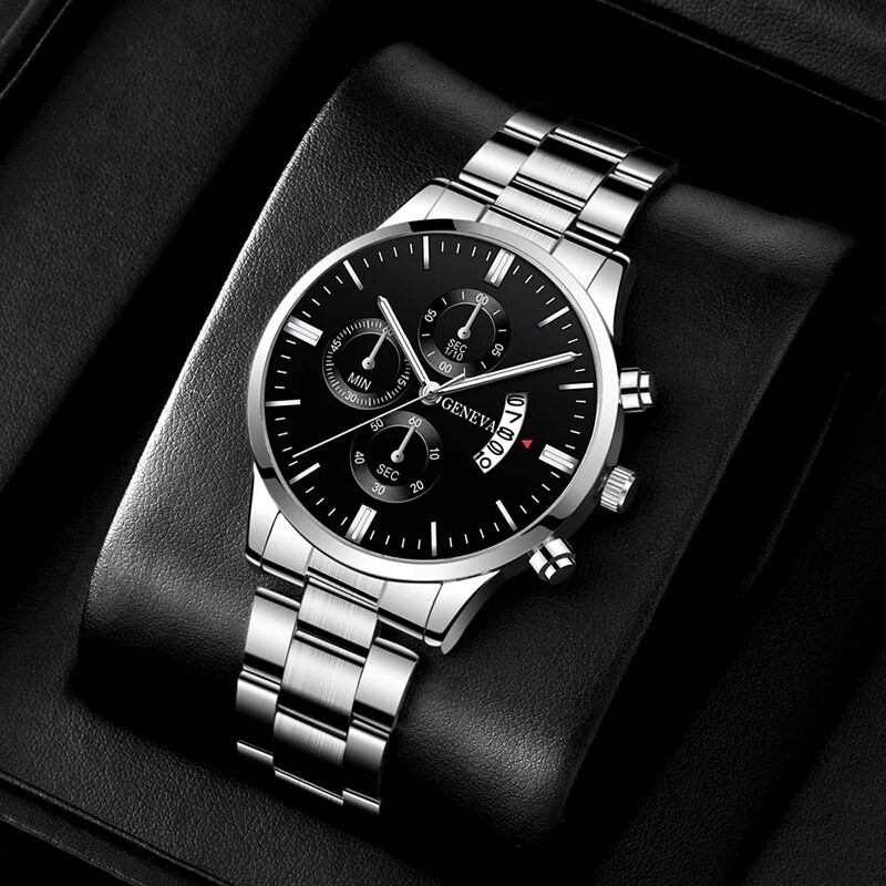 Fashion Men’s Stainless Steel Quartz Watch