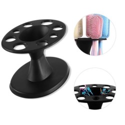 Barber Shop Hairdressing Tools Plastic Hair Roller Comb Storage Rack