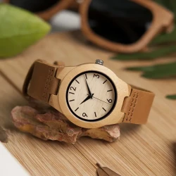 Wooden Watch Couple Bamboo