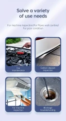 "Explore the INSKAM 4.3-inch Industrial Endoscope – the ultimate inspection tool for vehicle maintenance, machine checks, blockage removal, and more. Featuring a waterproof 8mm HD camera, 2000mAh battery, and flexible cable options. Perfect for New Zealan