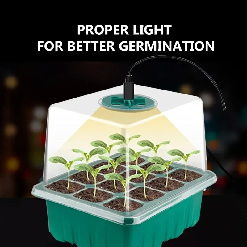 10 Pack Seed Starter Tray With 120 Cells, Garden Tools