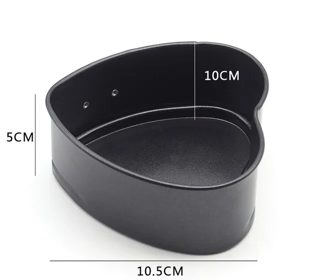 The heart-shaped pan live slipknot non stick baking cake mold bottom pan cake DIY disc baking tools