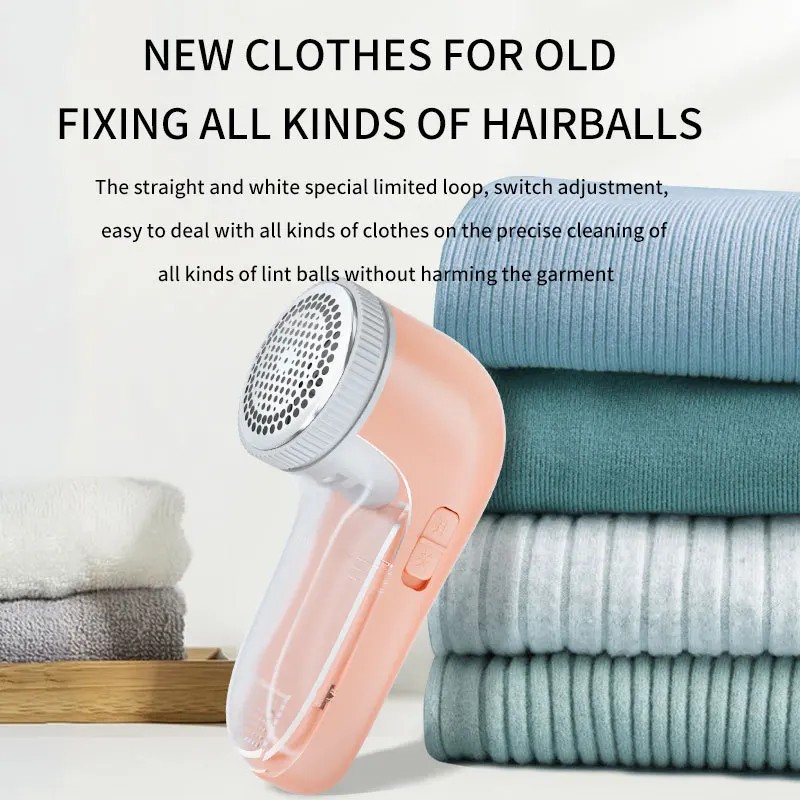 Electric Fabric Lint Remover & Clothes Shaver – Portable, Professional Fuzz Trimmer with Brush Blade for Household Use