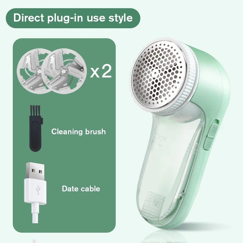 Electric Fabric Lint Remover & Clothes Shaver – Portable, Professional Fuzz Trimmer with Brush Blade for Household Use