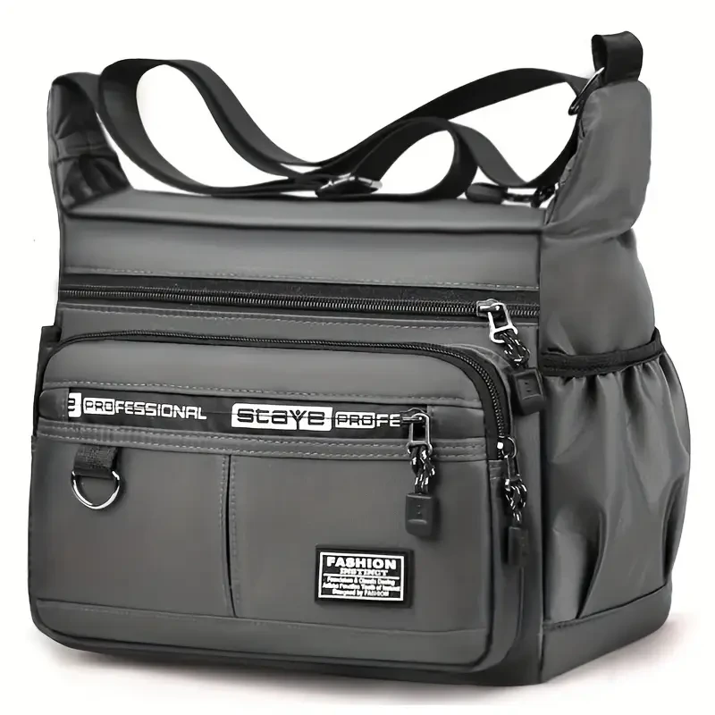 Oxford Cloth Waterproof Large Capacity Crossbody Bag For Men