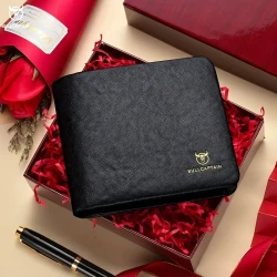 BULL CAPTAIN Genuine Leather Men's Wallet
