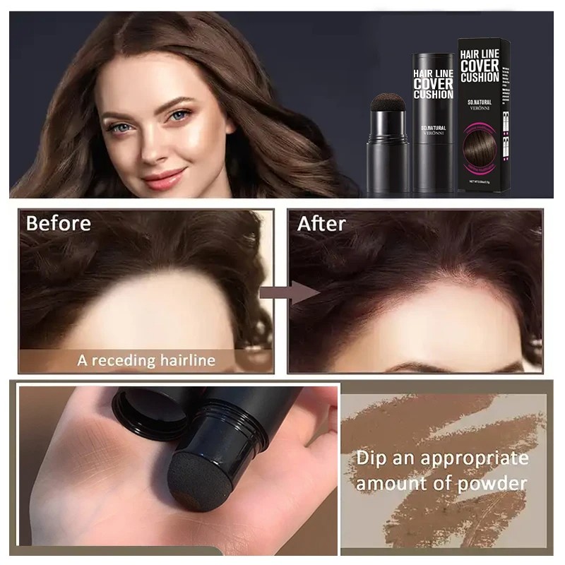 Pro Hairline Enhancer Stick – Waterproof, Sweat-Resistant Hair Filling Powder for Thinning Hair