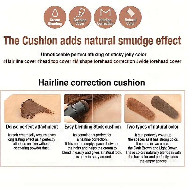 Pro Hairline Enhancer Stick – Waterproof, Sweat-Resistant Hair Filling Powder for Thinning Hair